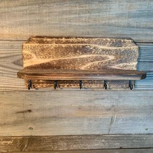 Farmhouse Decor rustic key chain sunglasses holder